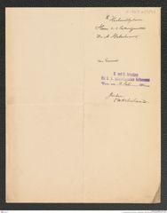 k.k. naturhistorisches Hofmuseum, Intendanzakten 1885-1896 (Hauer), Aktenzahl Z.467/1891, Seite 2